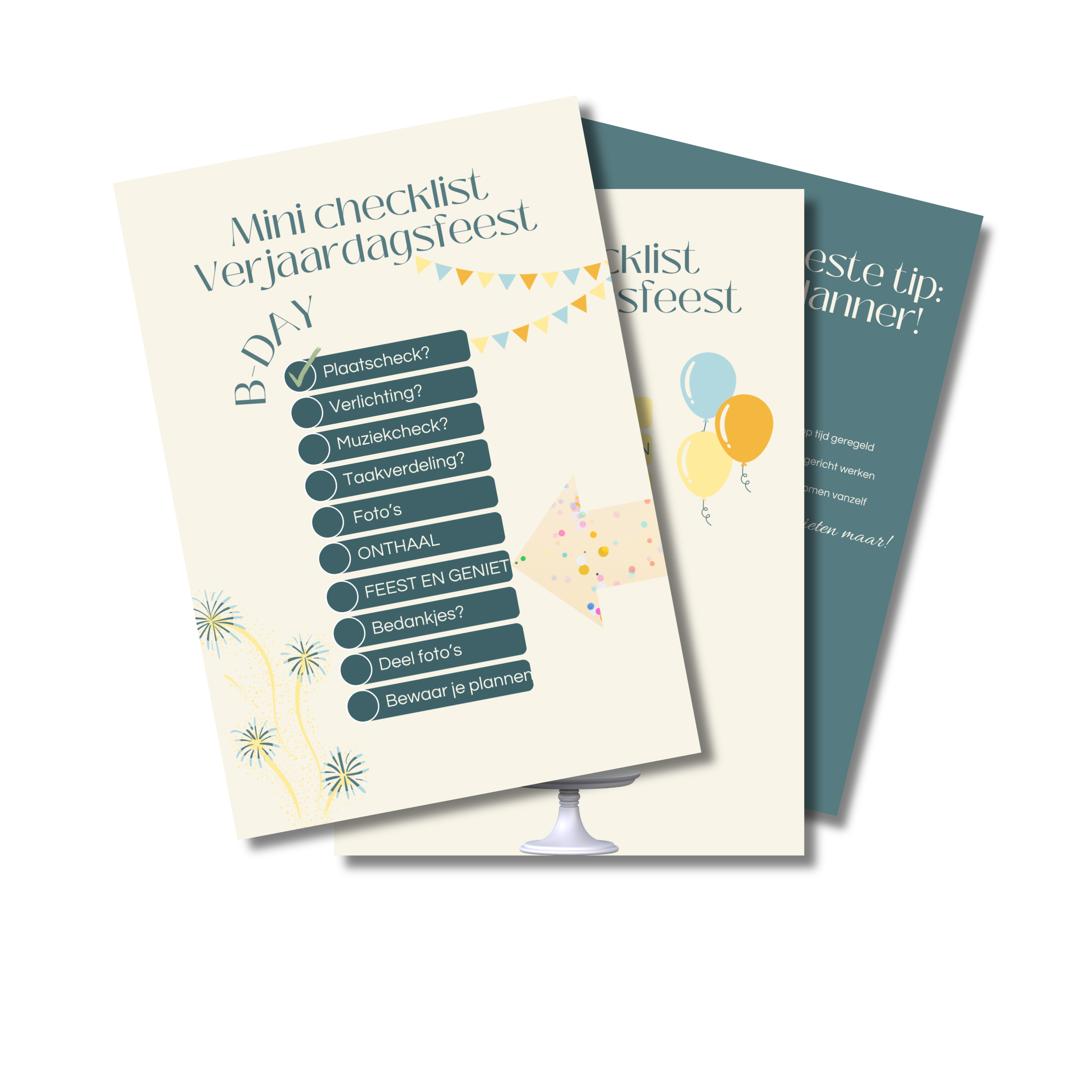 Gratis Mini Checklist: kinderfeestje plannen