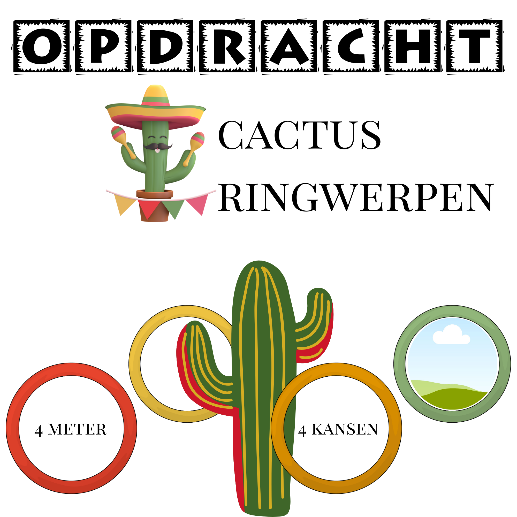 Prints Sweet16 TexMex – Levend ganzenspel