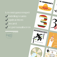 Prints Sweet16 TexMex – Levend ganzenspel