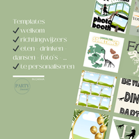 Printpakket Dino / Jurassic Park – Versierprints & Decoraties