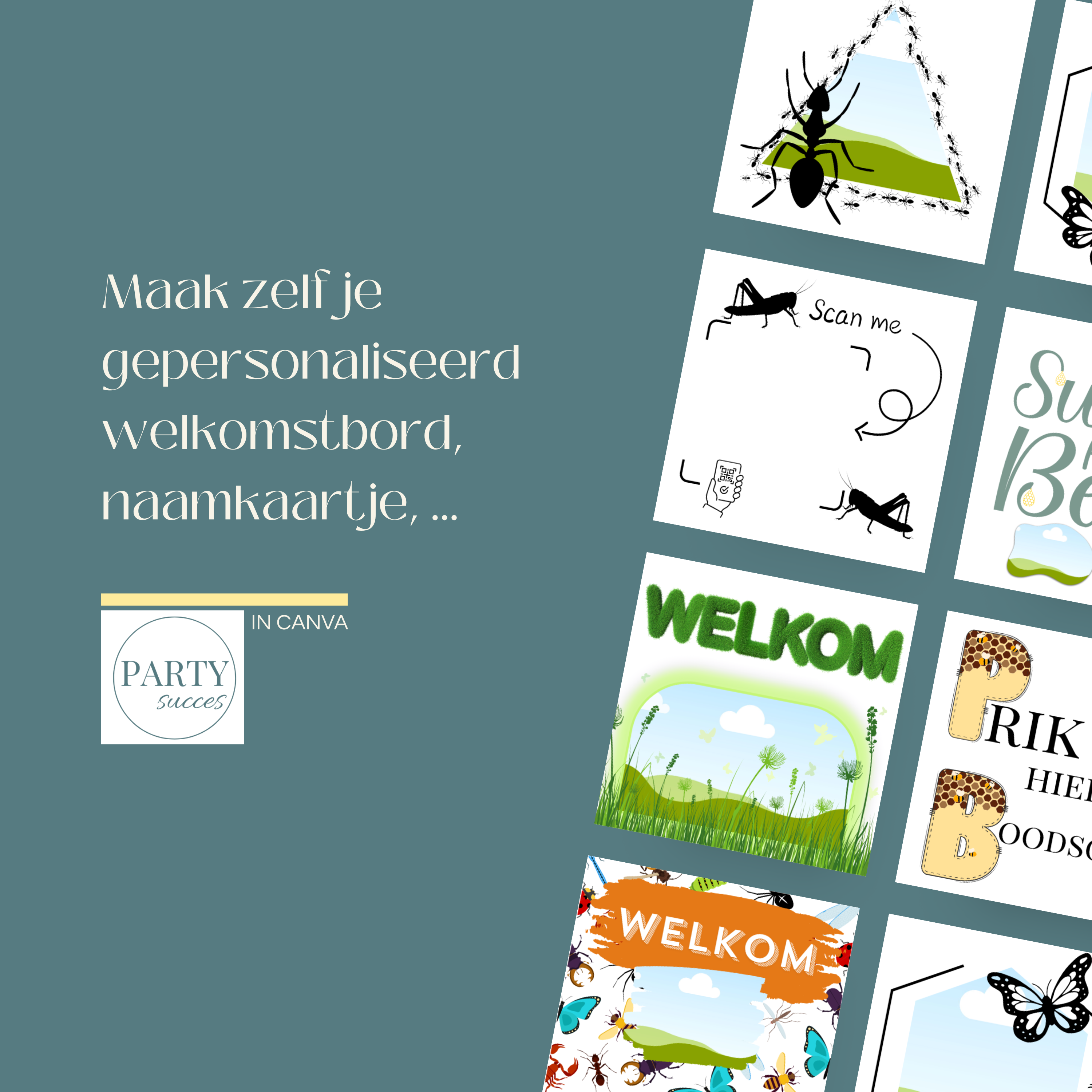 Printpakket Insectenfeest – Versierprints & Decoraties